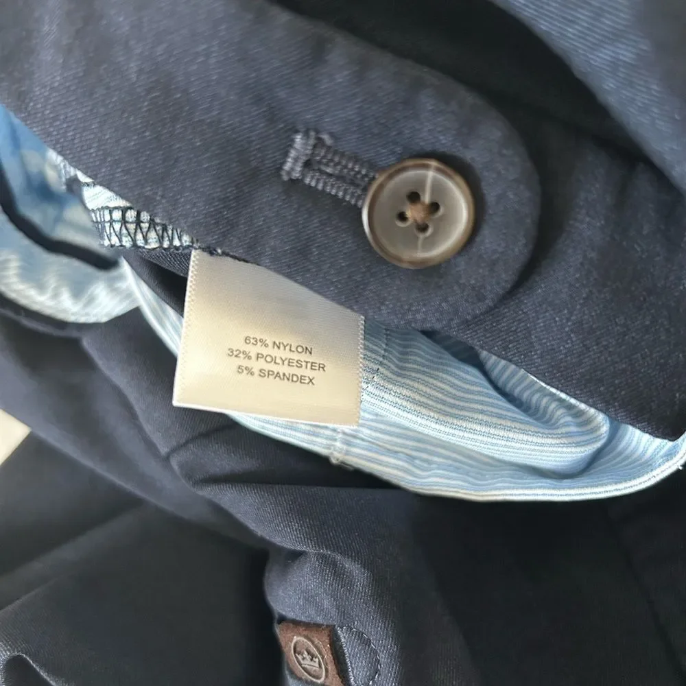 Peter Millar Men's Navy Pants Size 33